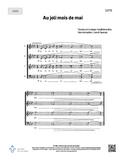 Au joli mois de mai - SATB