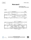 Messe opus II - Unisson + Orgue