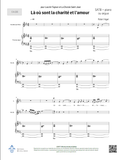 Là où sont la charité et l'amour - SATB + piano (ou orgue)