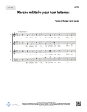 Marche militaire pour tuer le temps - SATB