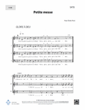 Petite Messe - SATB + piano