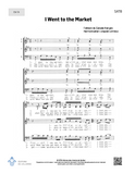 I Went to the Market - SATB