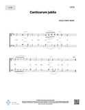 Canticorum jubilo - SATB