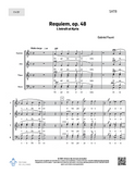 Requiem, op. 48 I. Introït et Kyrie - SATB