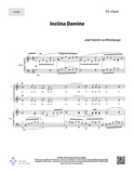 Inclina Domine - SA + orgue