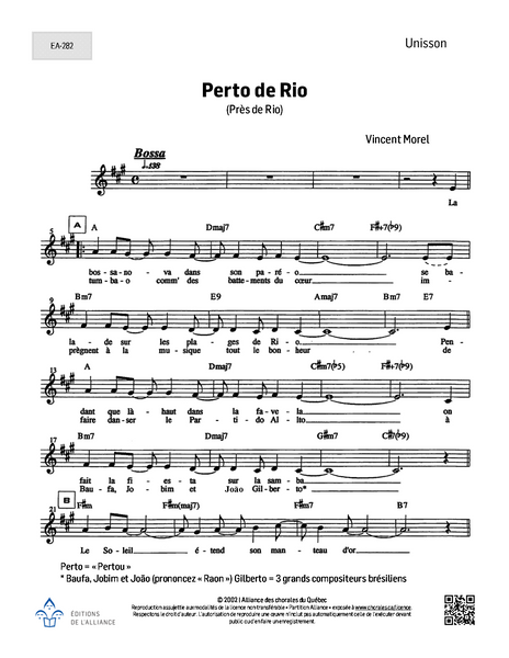 Perto de Rio - Unisson + piano