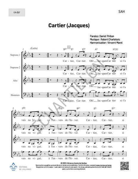 Cartier (Jacques) - SAH