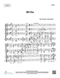Oh! Yes - SATB + piano