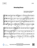 Amazing Grace (paroles françaises de Gilles Beaudet) - SATB + piano